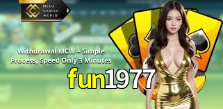 Captura da interface do fun1977 com cassino, destacando a diversidade de jogos.